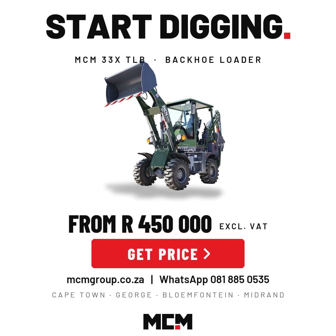 MCM 33X TLB available from MCM Group South Africa
