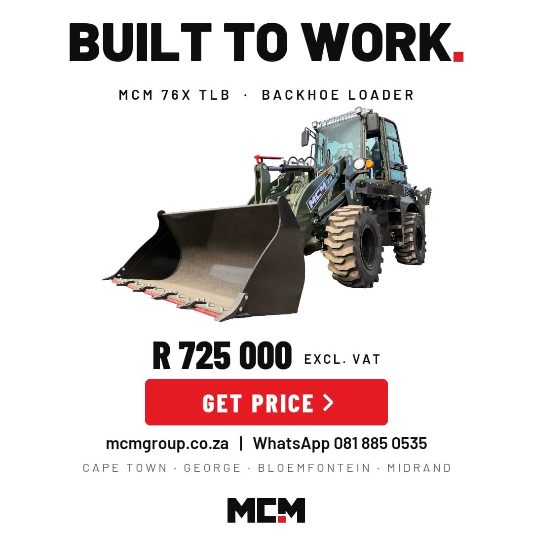 MCM 76X TLB - MCM 76X backhoe loader available from MCM Group South Africa