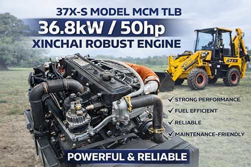 36.8kW / 49.3hp Robust Engine