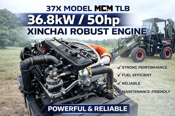 36.8kW / 50hp Robust Engine