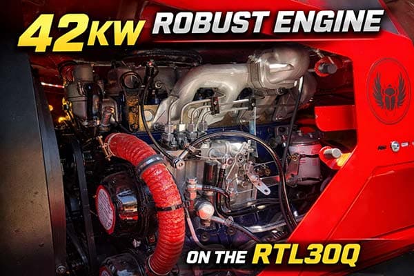 42kW / 56hp Robust Engine