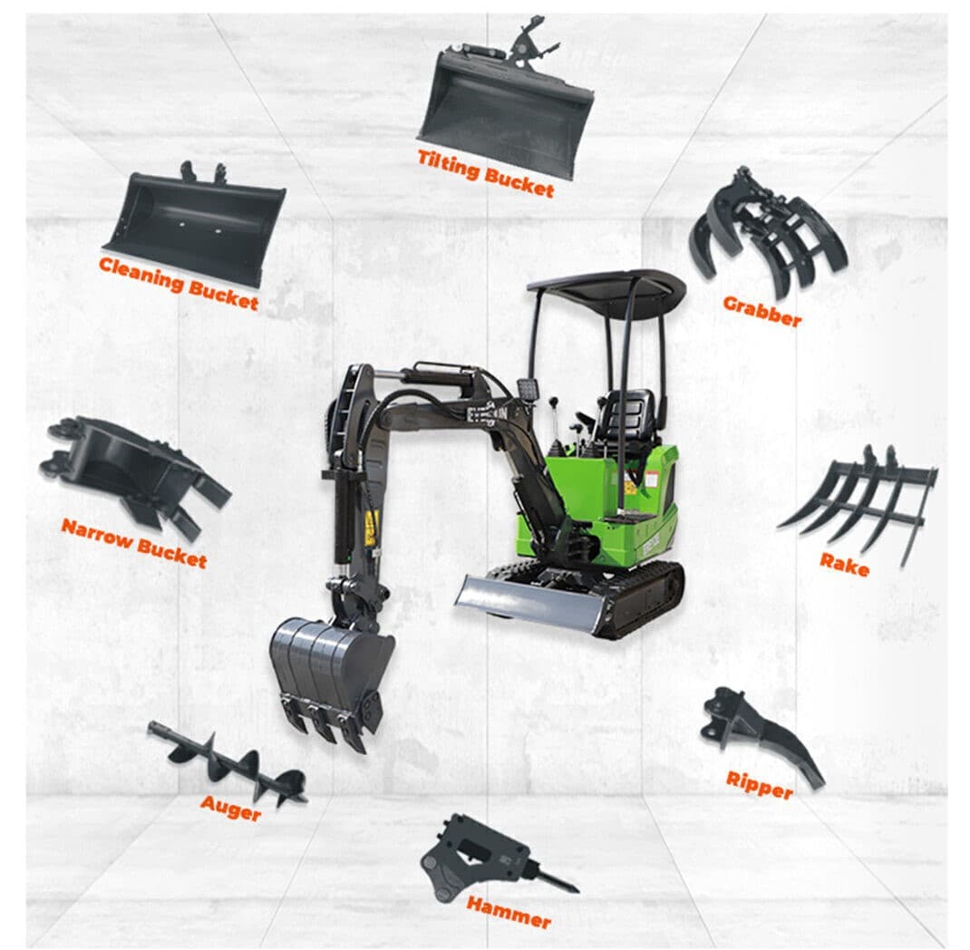 Everun ERE12E Electric Excavator