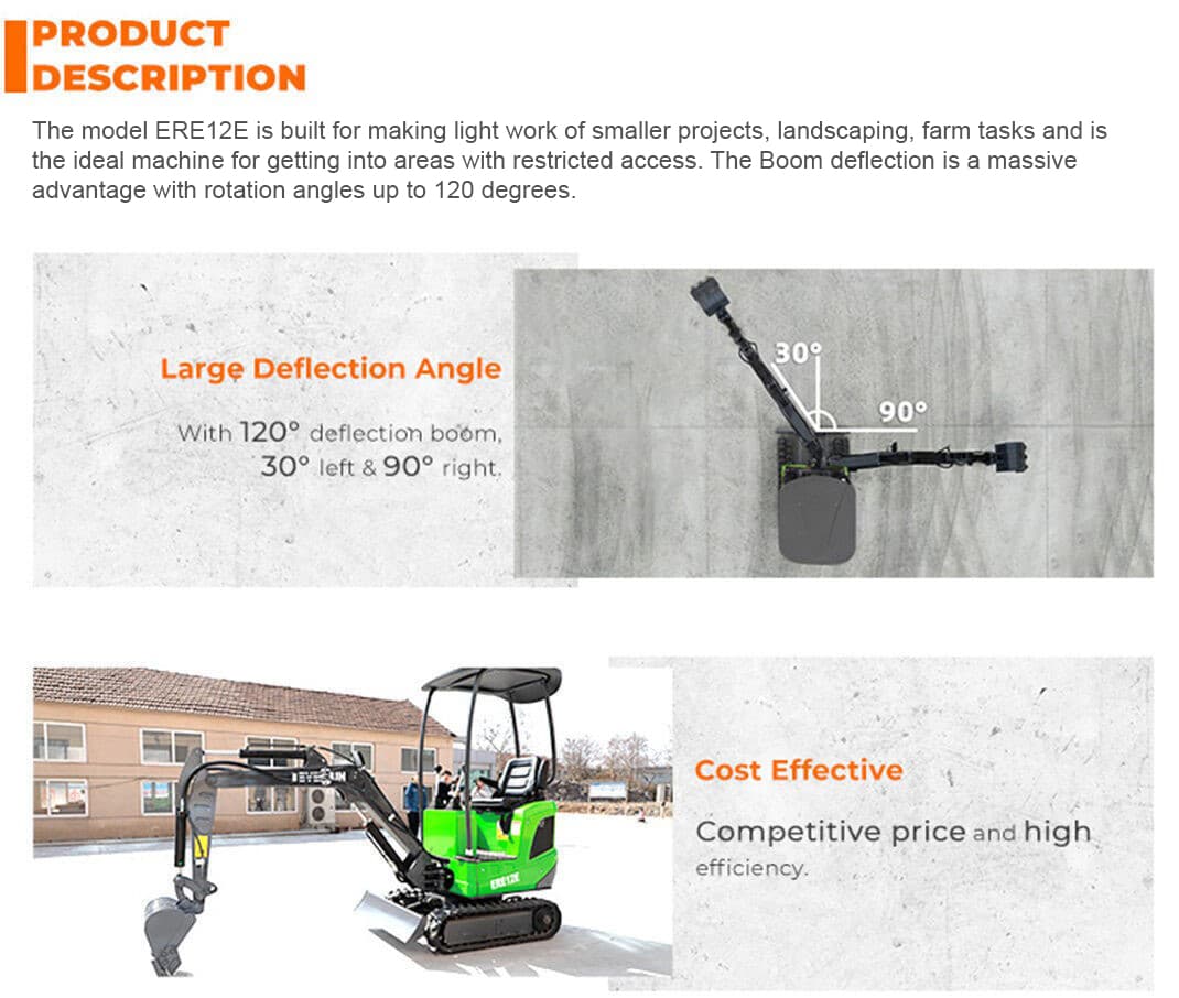 Everun ERE12E Electric Excavator