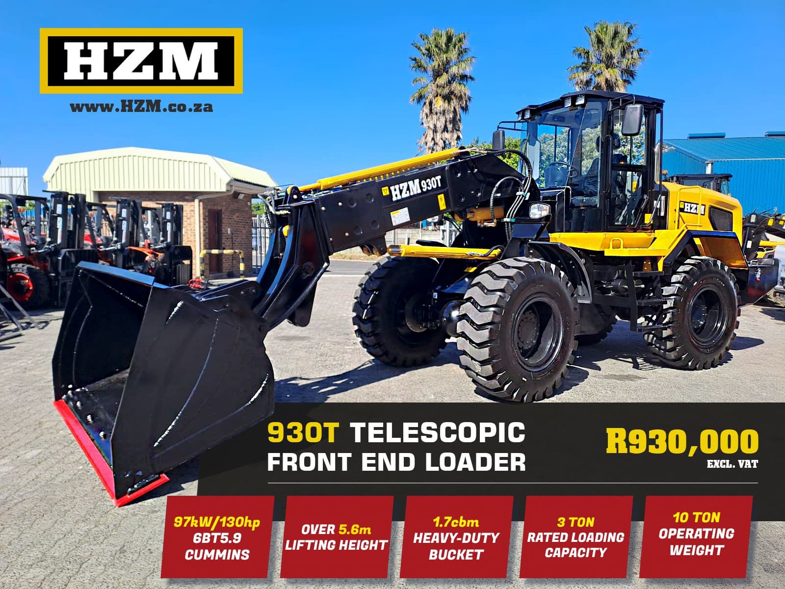 HZM 930T telescopic wheel loader (1)