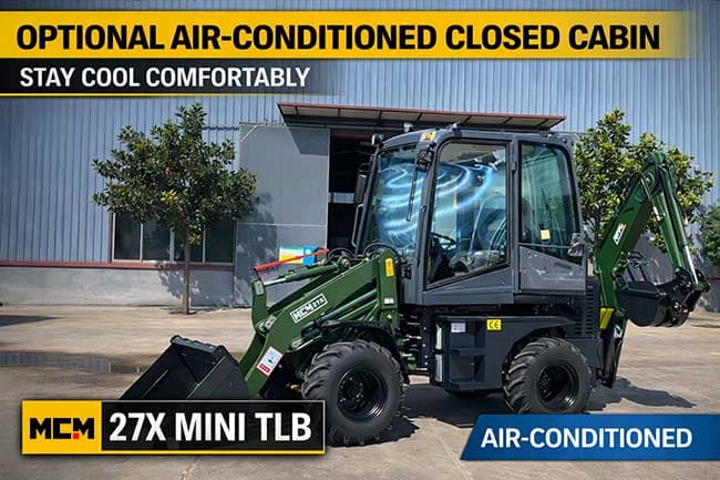 Optional Air-Conditioned Closed Cabin