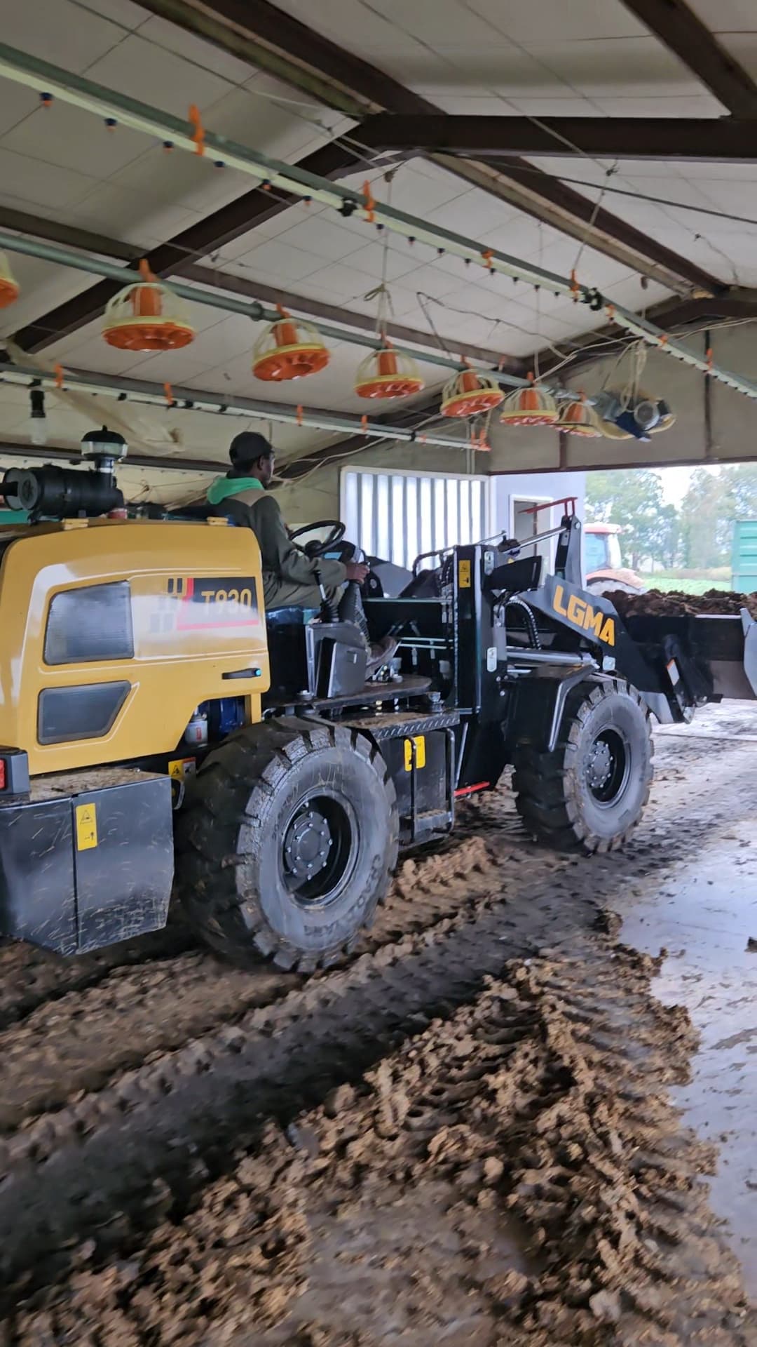 T930 Chicken Poultry Farm House Cleaning Loader