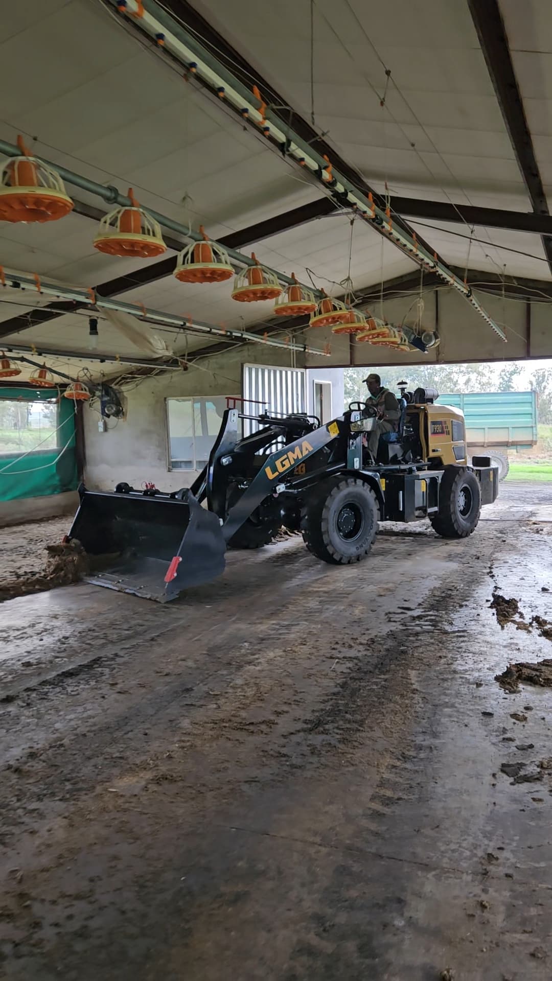 T930 Chicken Poultry Farm House Cleaning Loader