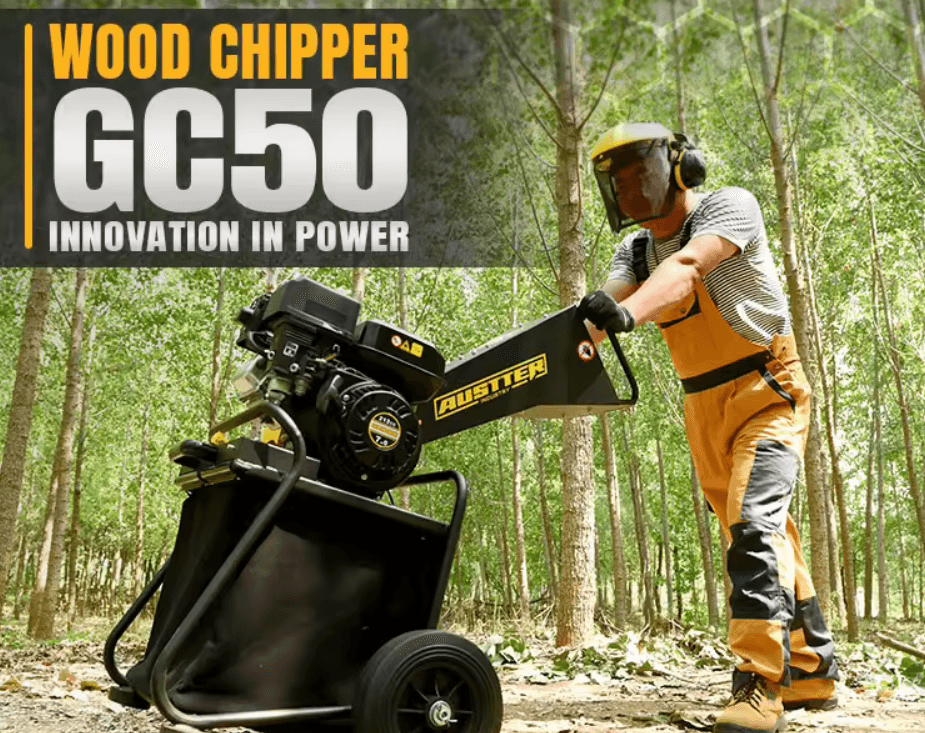 Austter GC50 Petrol Wood Chipper