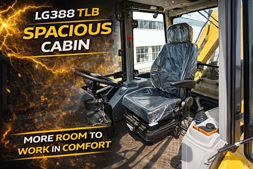 Spacious Operator Cabin