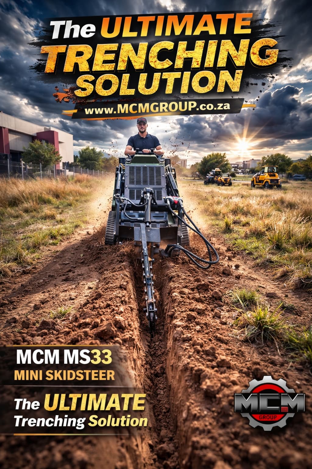 MCM MS33 Mini Skidsteer