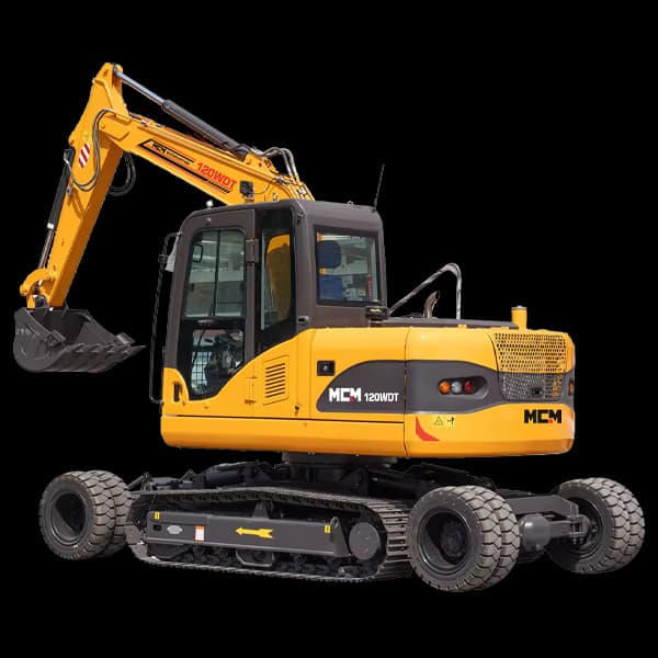 MCM 120WDT Wheel-Crawler Excavator available from MCM Group South Africa