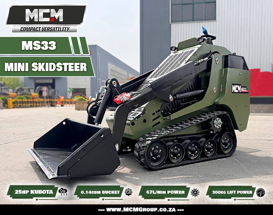 MCM MS33 Mini Skidsteer