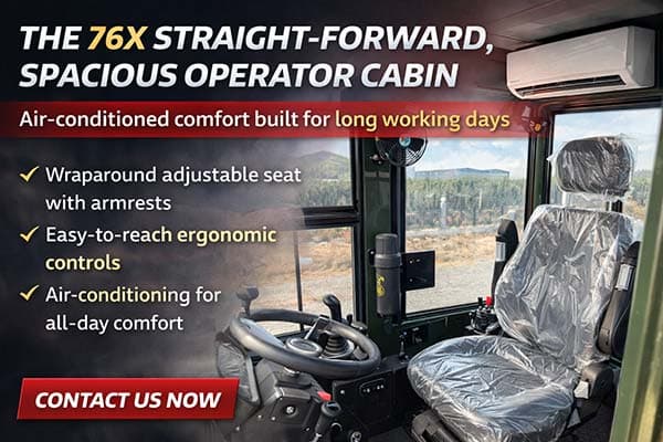 Air-Conditioned Operator Cabin