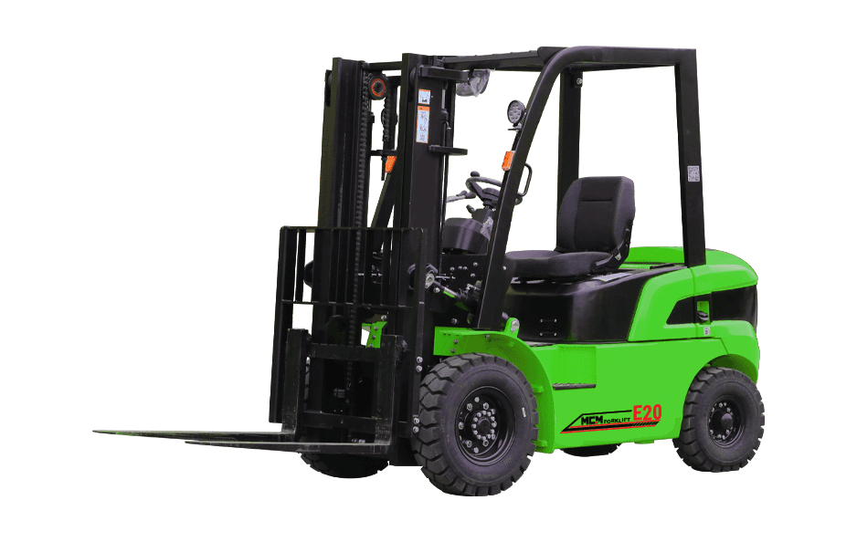 MCM E20 Electric Forklift left front view