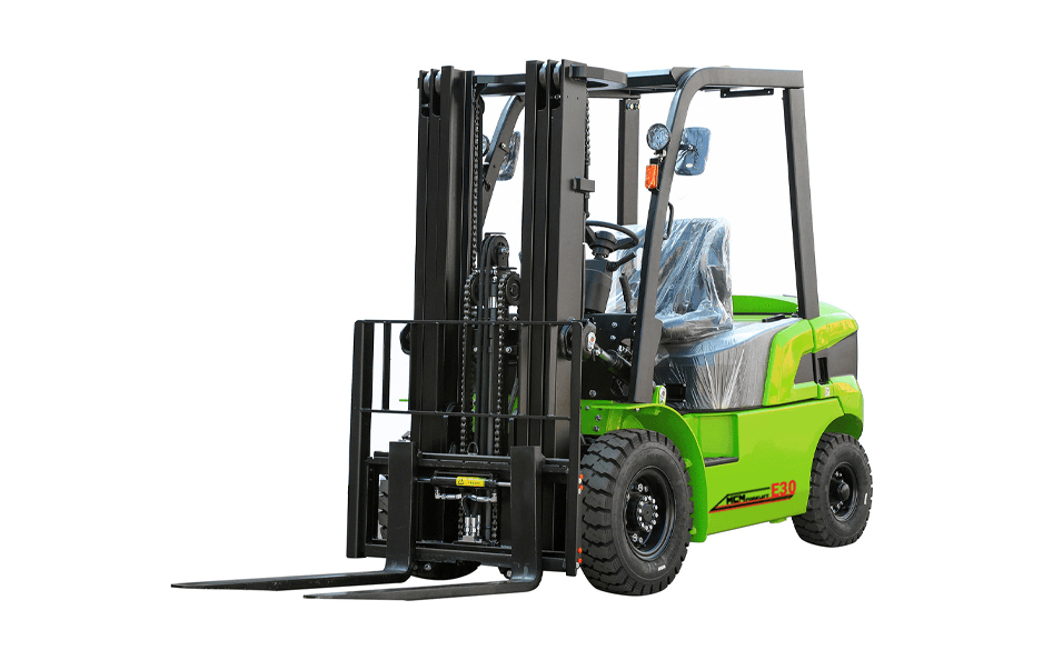 MCM E30 Electric Forklift left front view