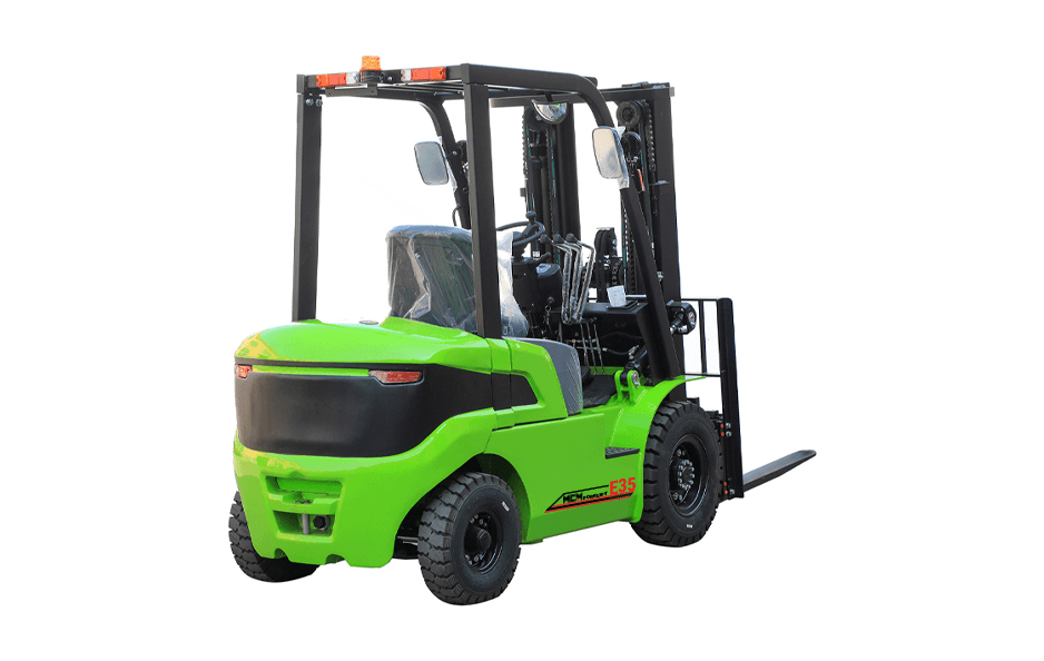 MCM E35 Electric Forklift right rear view