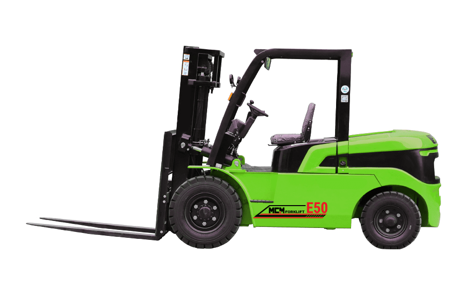 MCM E50 Electric Forklift left side view