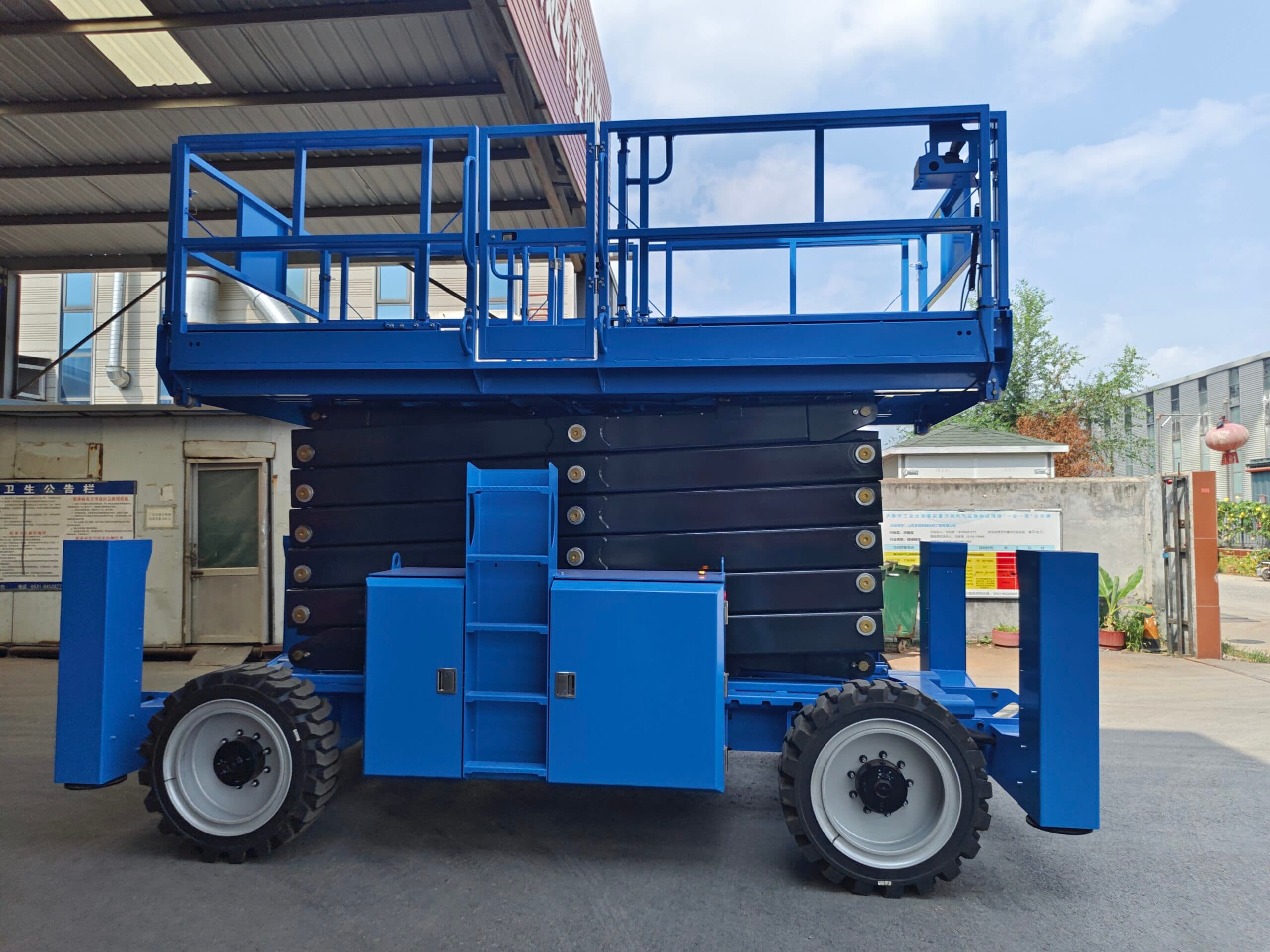 RSL14 14m Rough Terrain Scissor Lift Machine For Sale