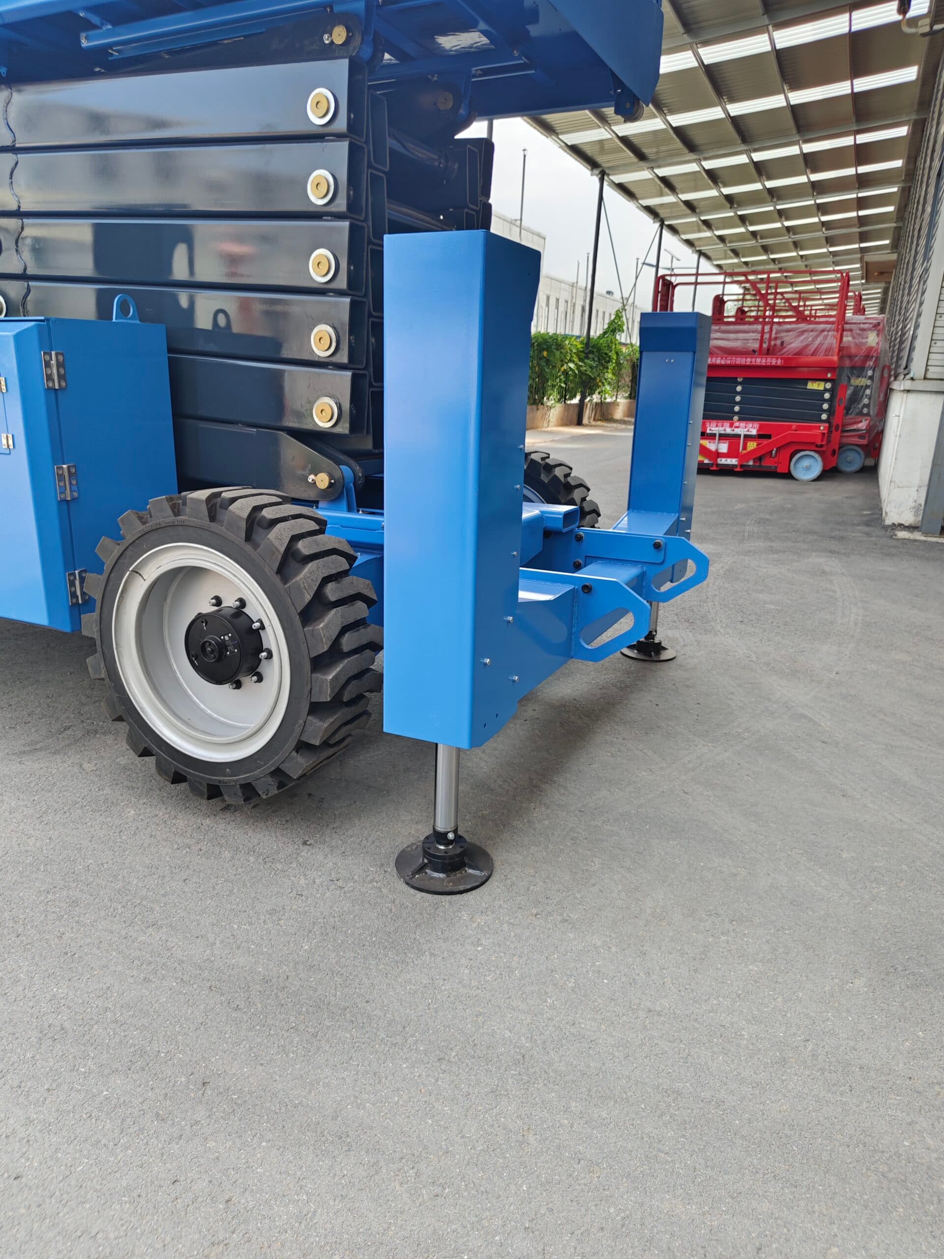 RSL14 14m Rough Terrain Scissor Lift Machine For Sale
