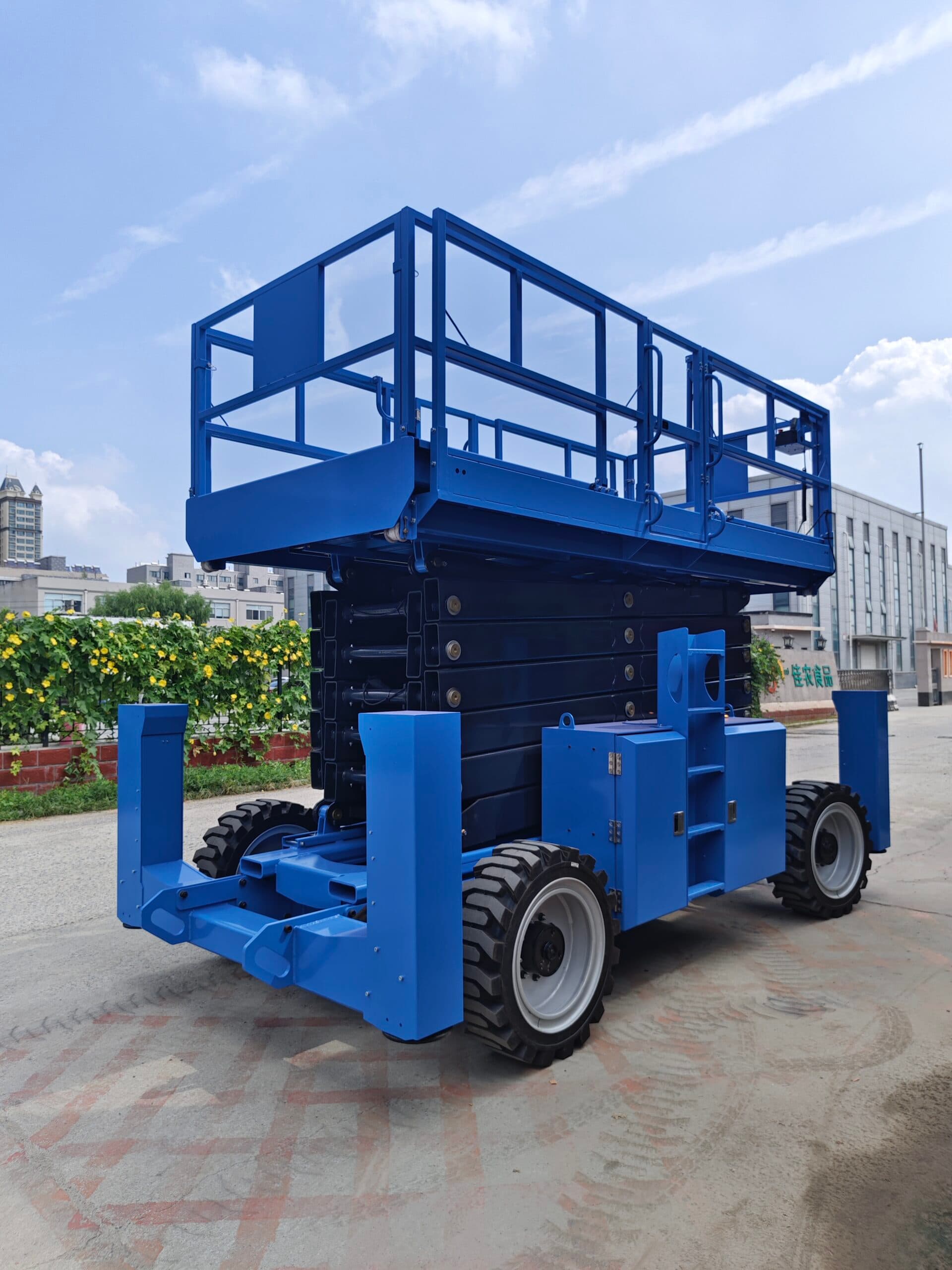 RSL14 14m Rough Terrain Scissor Lift Machine For Sale