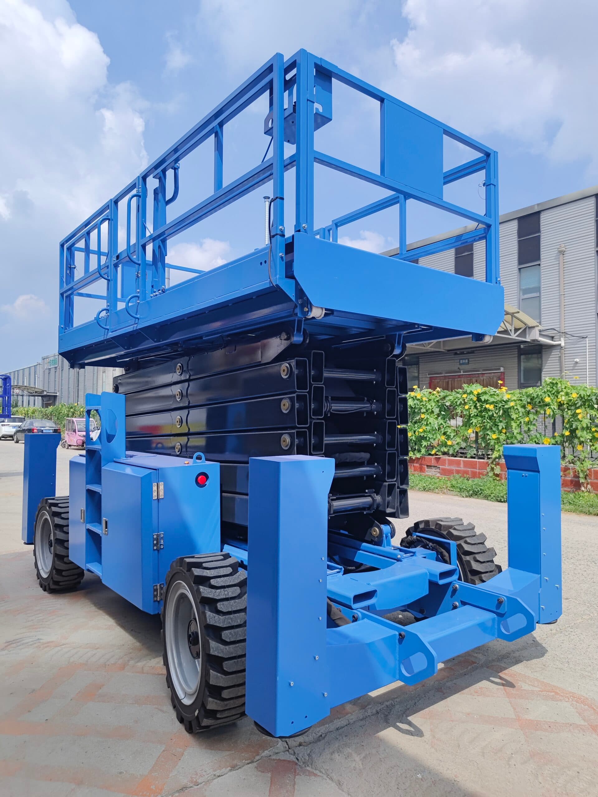 RSL14 14m Rough Terrain Scissor Lift Machine For Sale