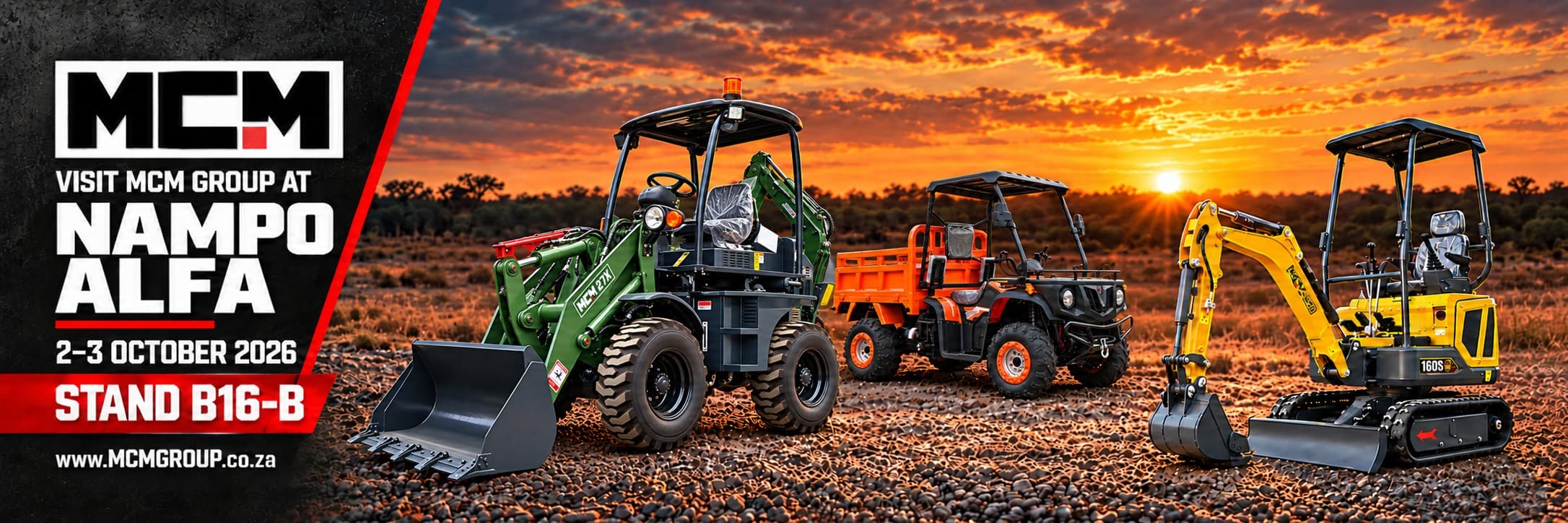 Visit MCM Group at NAMPO Alfa 2026, Stand B16-B, 2–3 October 2026