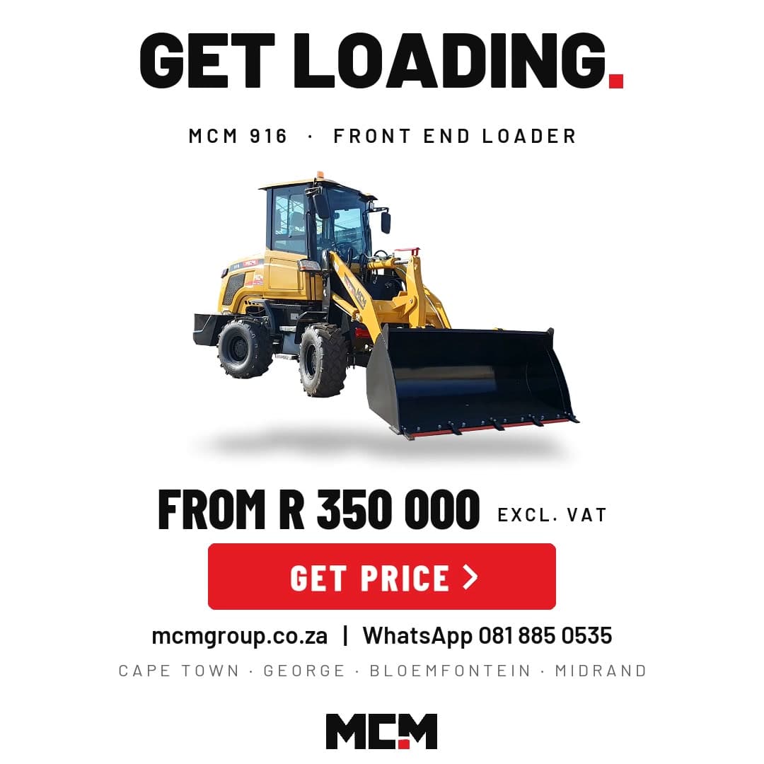 MCM 916 Front End Loader available from MCM Group South Africa