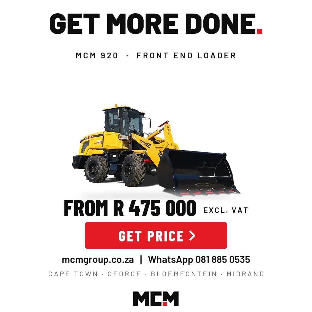MCM 920 Front End Loader available from MCM Group South Africa