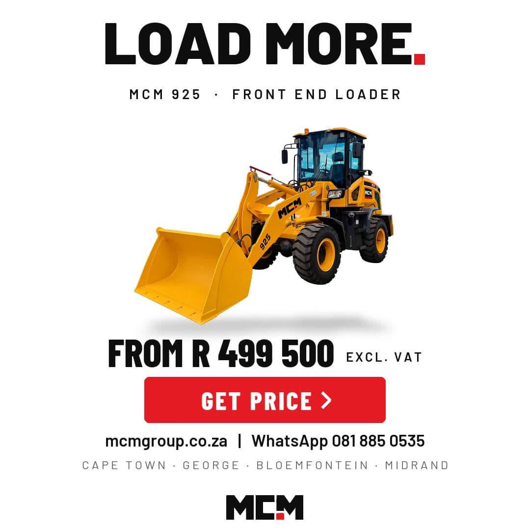 MCM 925 Front End Loader available from MCM Group South Africa