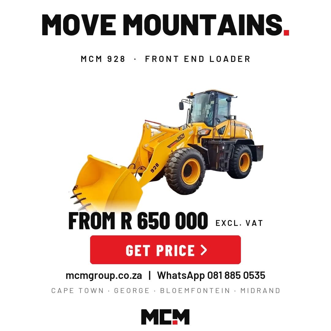 MCM 928 Front End Loader available from MCM Group South Africa