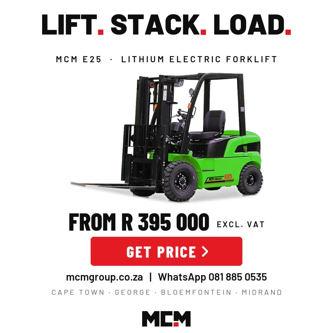 MCM E25 Forklift available from MCM Group South Africa