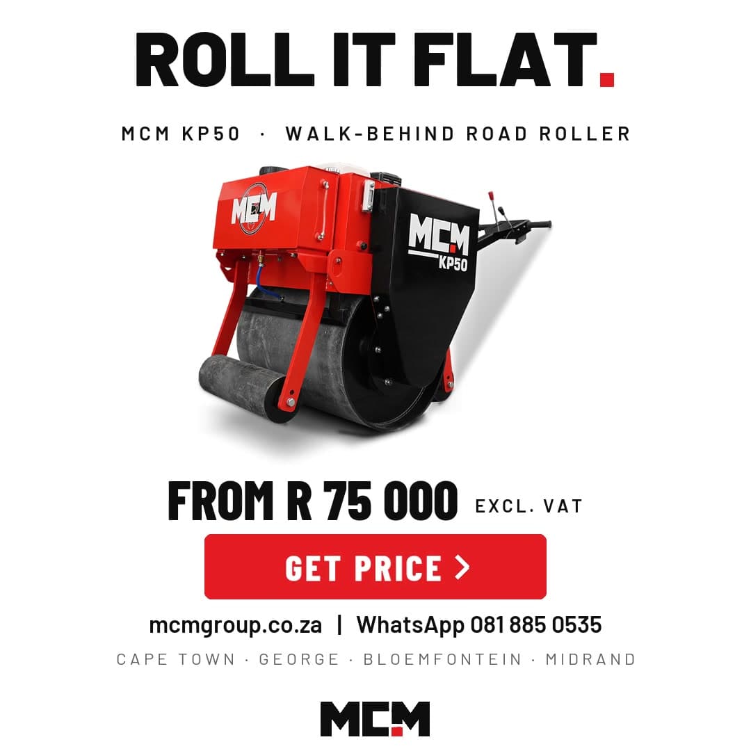 MCM KP50 Road Roller available from MCM Group South Africa
