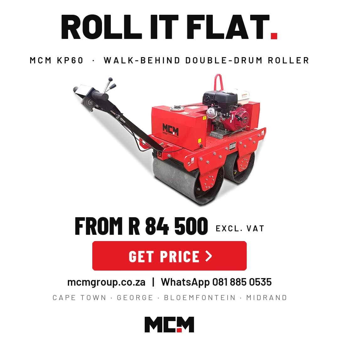 MCM KP60 Road Roller available from MCM Group South Africa