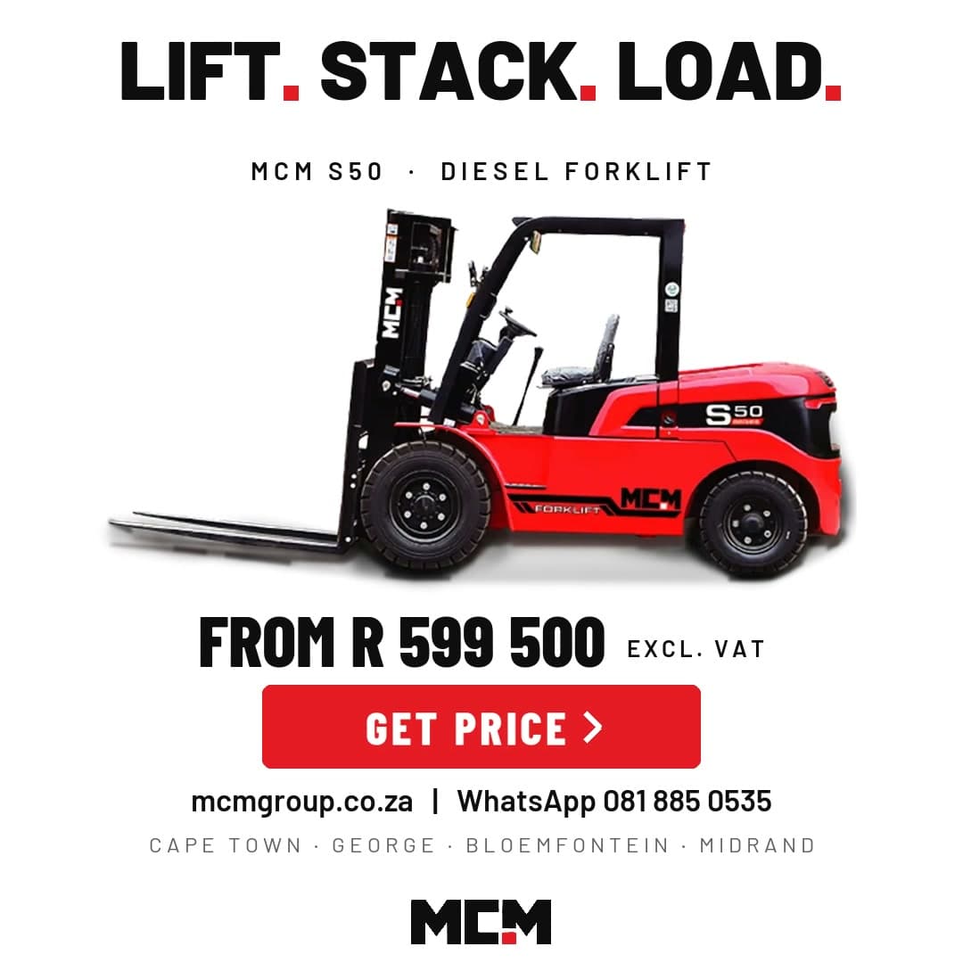 MCM S50 Forklift available from MCM Group South Africa