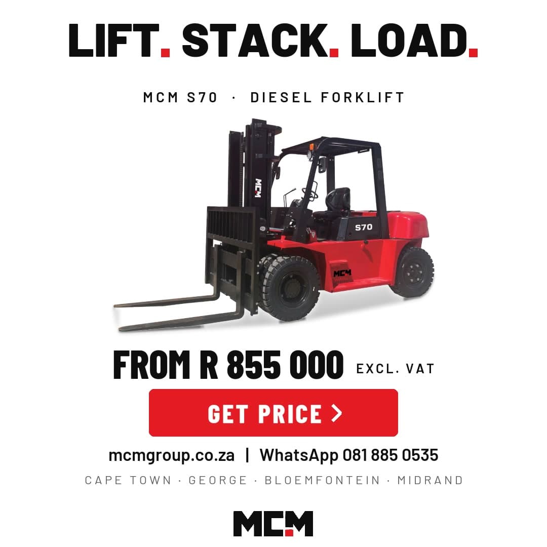 MCM S70 Forklift available from MCM Group South Africa