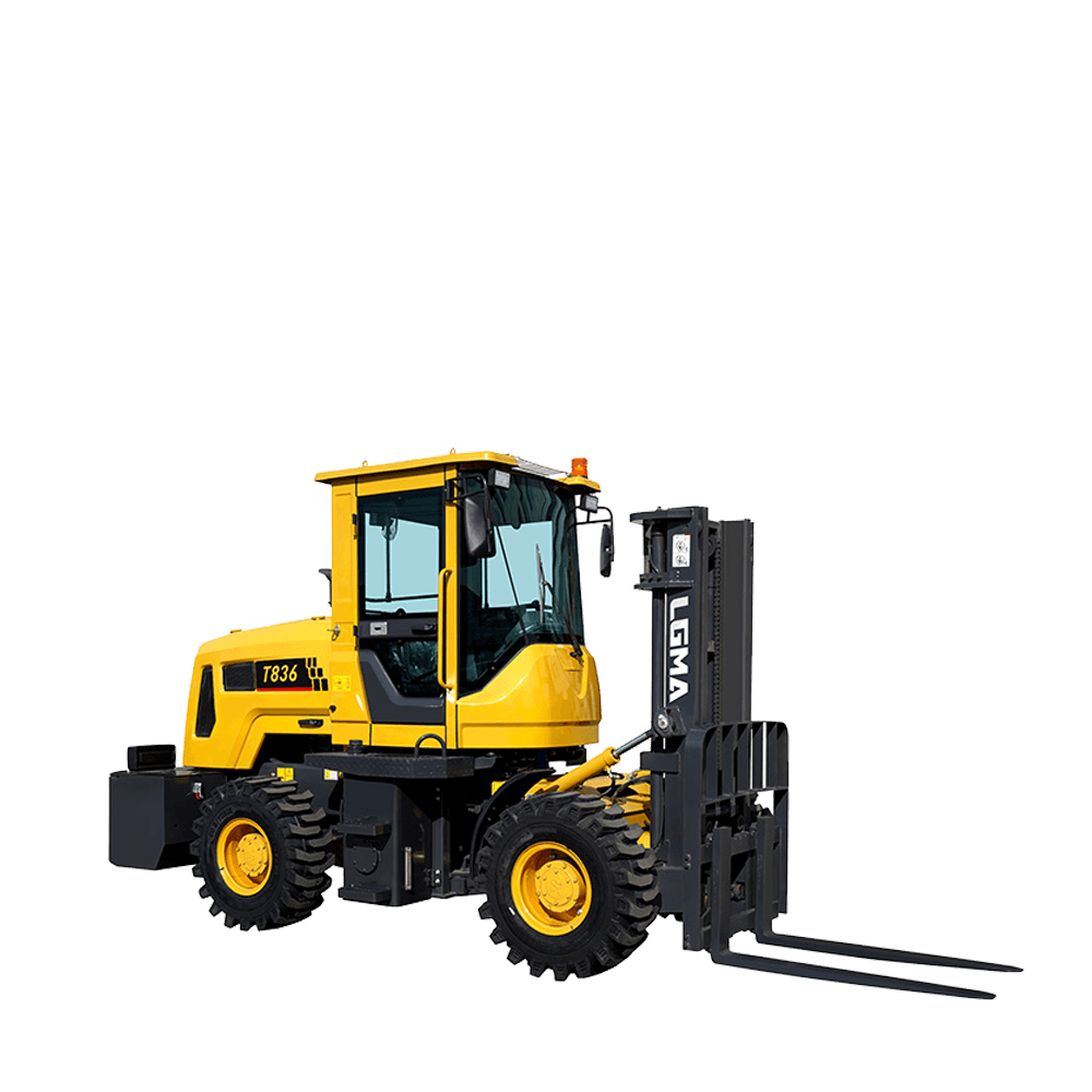 LGMA LM836 Rough Terrain Forklift available from MCM Group South Africa