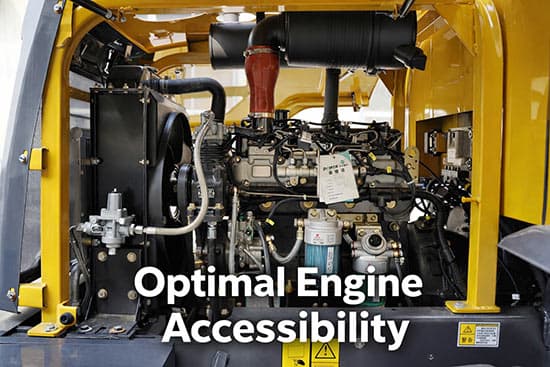 74kW / 101hp Cummins Engine