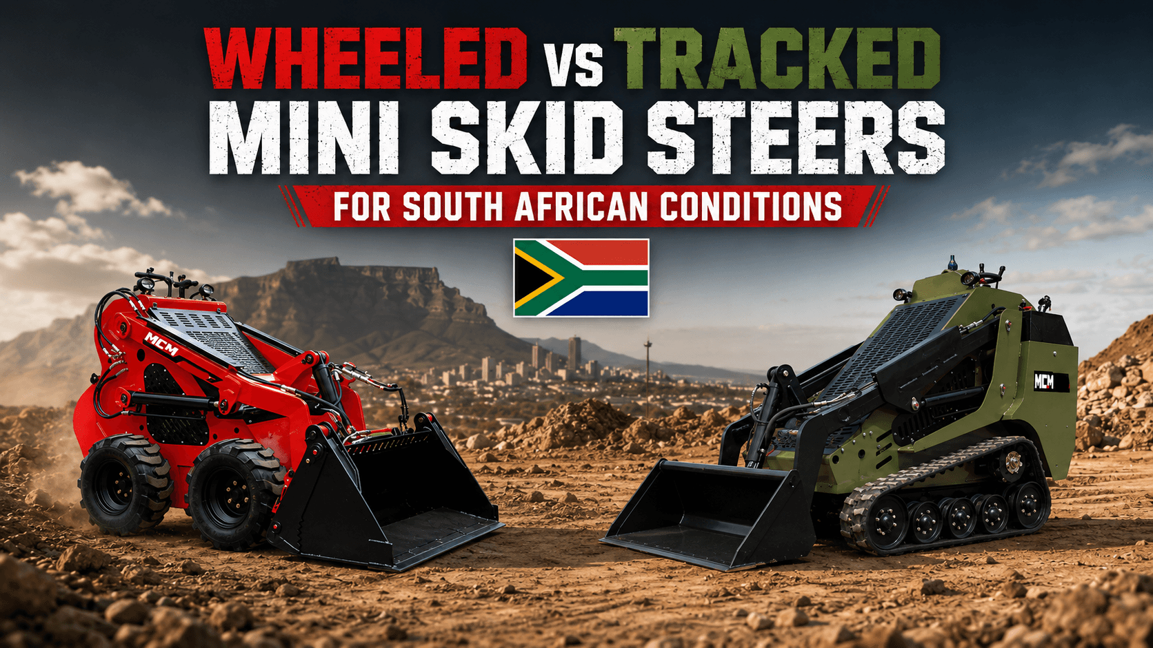 Wheeled vs Tracked Mini Skid Steers for South African Conditions: The Honest Comparison