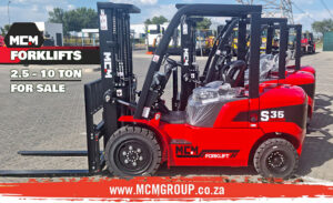 Your trusted forklift supplier in South Africa - MCM