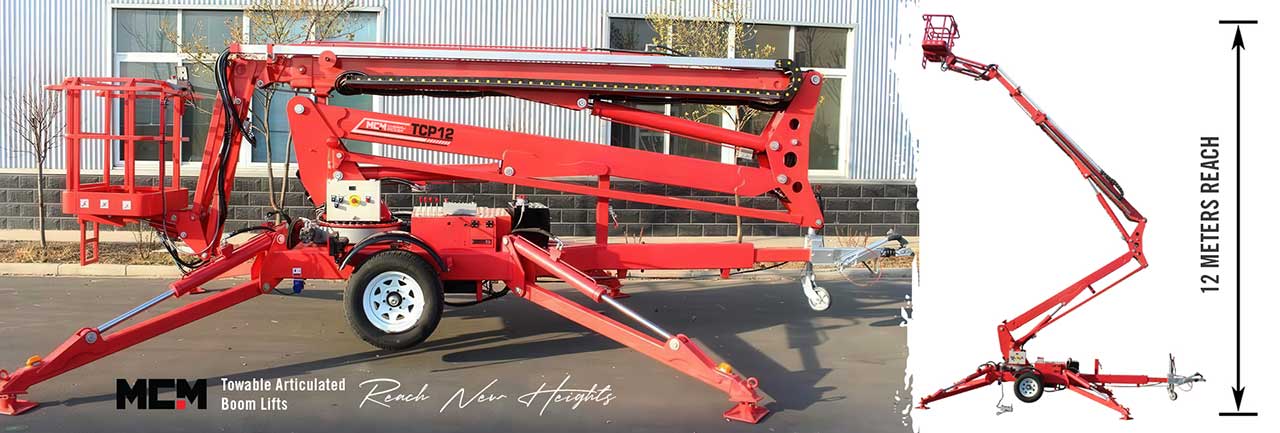 MCM cherry picker range towable boom lifts South Africa