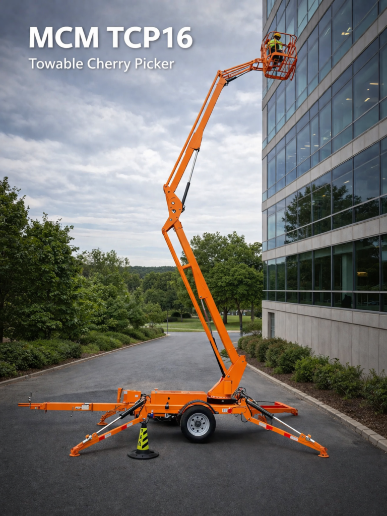 MCM towable cherry picker boom lift for sale South Africa