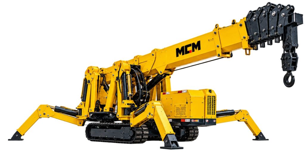 MCM SC30 spider crane, the smallest model in the range