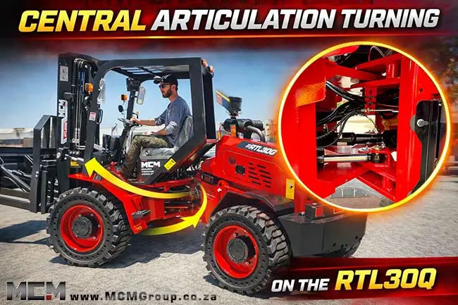 MCM RTL30Q Rough Terrain Forklift Rough Terrain Forklift