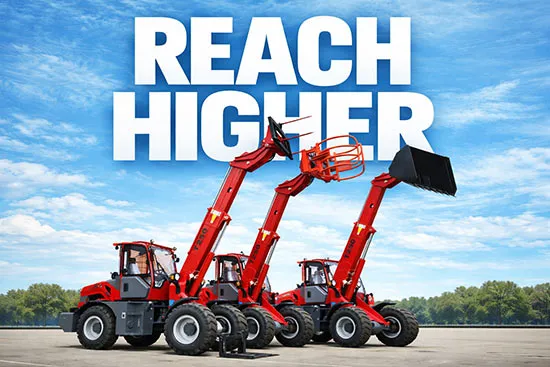 MCM T250 Telescopic boom benefits