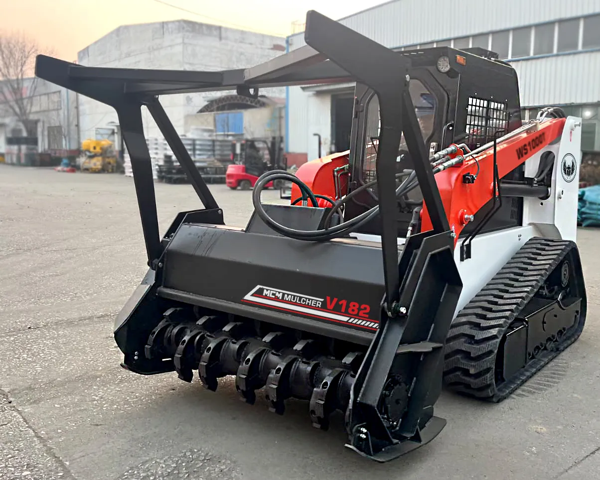 MCM drum mulcher attachment fitted with carbide teeth for South African land clearing