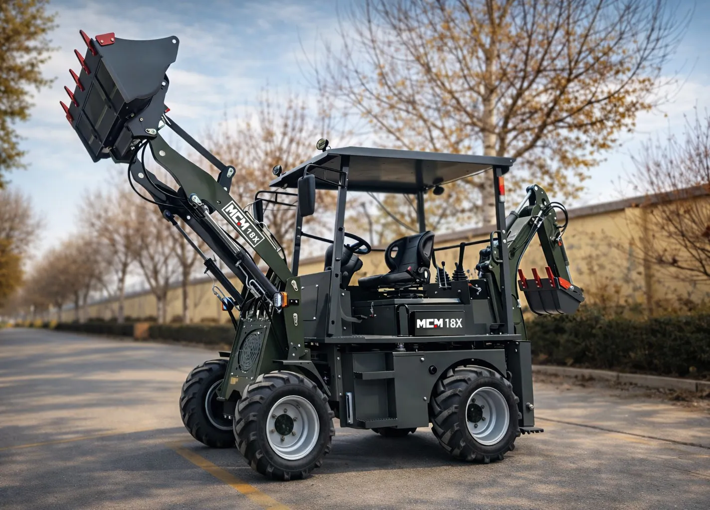 MCM 18X TLB — first-time equipment finance buyers often choose compact models like this