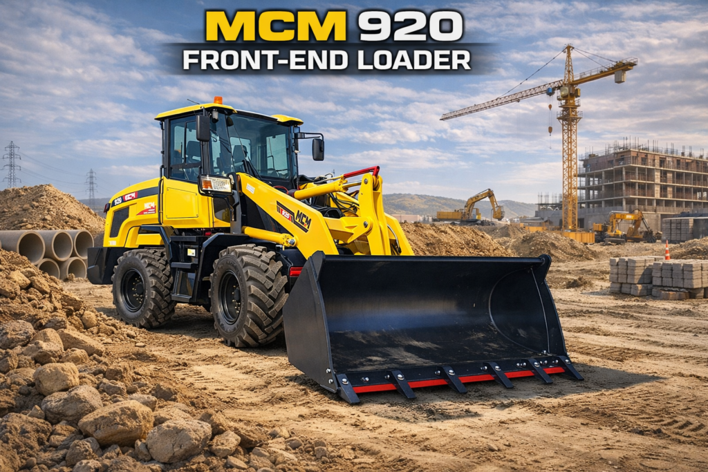 MCM 920 front end loader versatile all-rounder