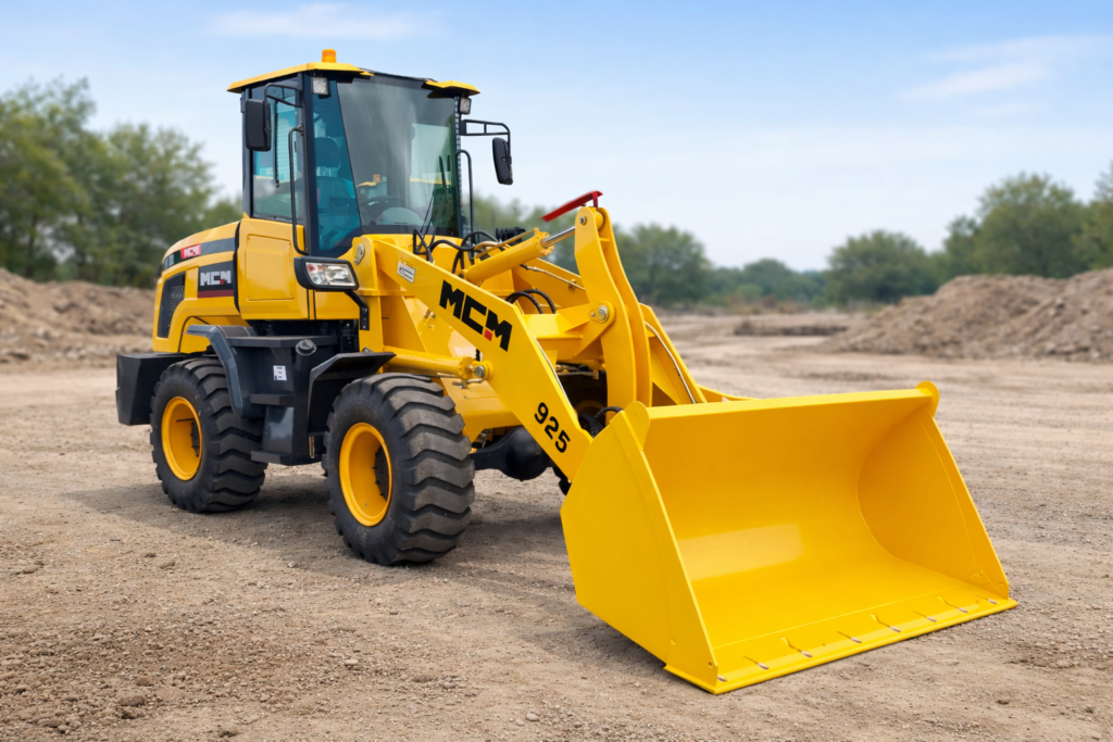 MCM 925 mid-size 2.5-ton wheel loader for construction and municipal work