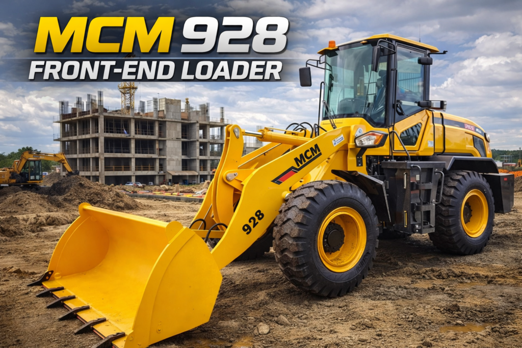 MCM 928 flagship front end loader for heavy-duty work