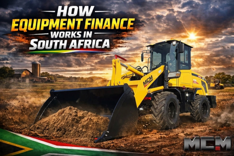 MCM 920 front end loader available on equipment finance in South Africa